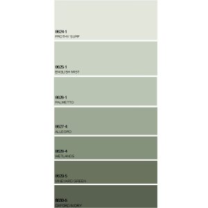 F29 Paint Colour Card Swatch 240mm x 50mm (7 Colours)
